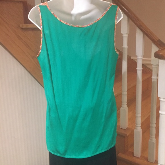 🛍 2 for $30🛍 NWOT Colourful slip on round neck top - Picture 4 of 4
